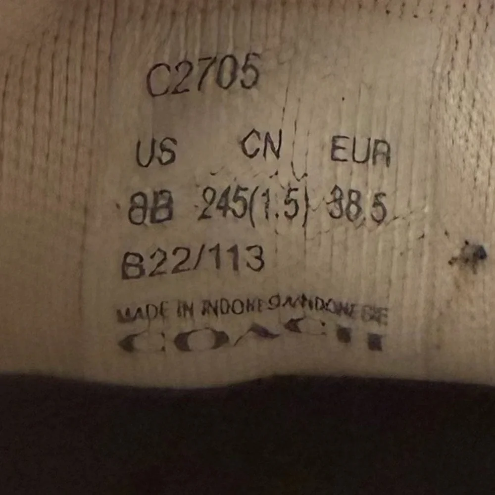 Coach Citysole Skate Sneakers 8 B Tan Signature Jacquard Canvas Designer Shoes